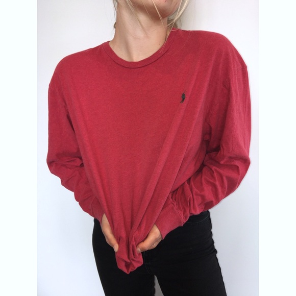 Ralph Lauren - Red Long Sleeve Shirt - Men's XL - Picture 2 of 6